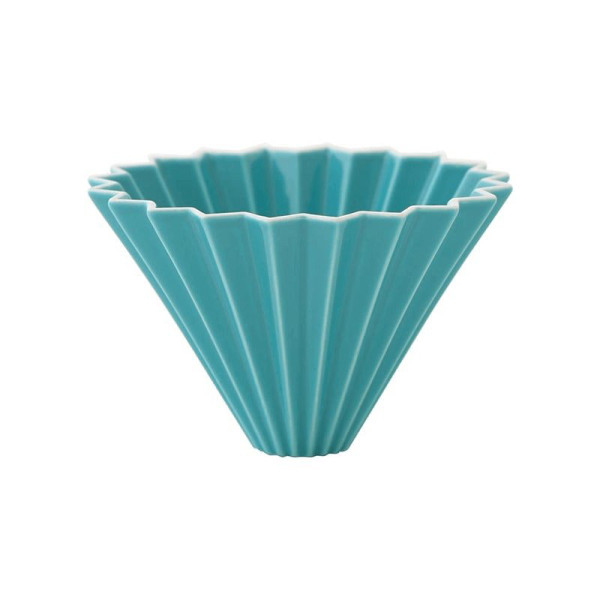 Origami Dripper M Turquoise, 4 Tassen, Porzellan