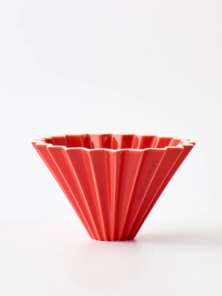 Origami Dripper M Red, 4 Tassen, Porzellan