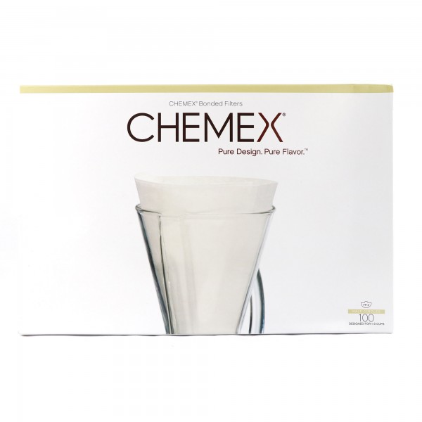 Filterpapier Chemex 3 Tassen weiß
