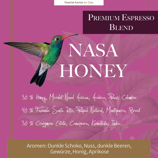 CAFÉ NASA HONEY Espresso, 350 g