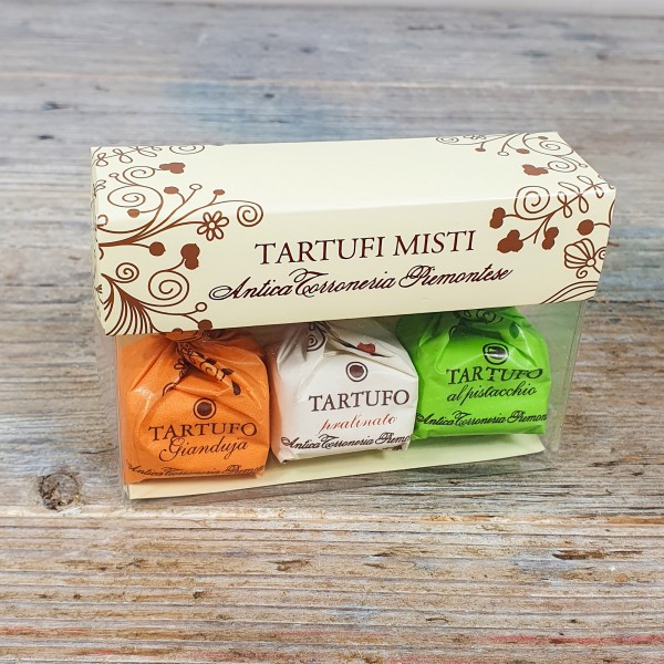 Tartufi Misti, 3er Geschenk-Box, Antica Torroneria Piemontese