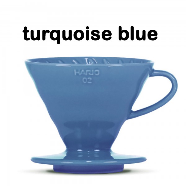 Hario Handfilter V60 "Colour Edition" turquoise blue Größe 02