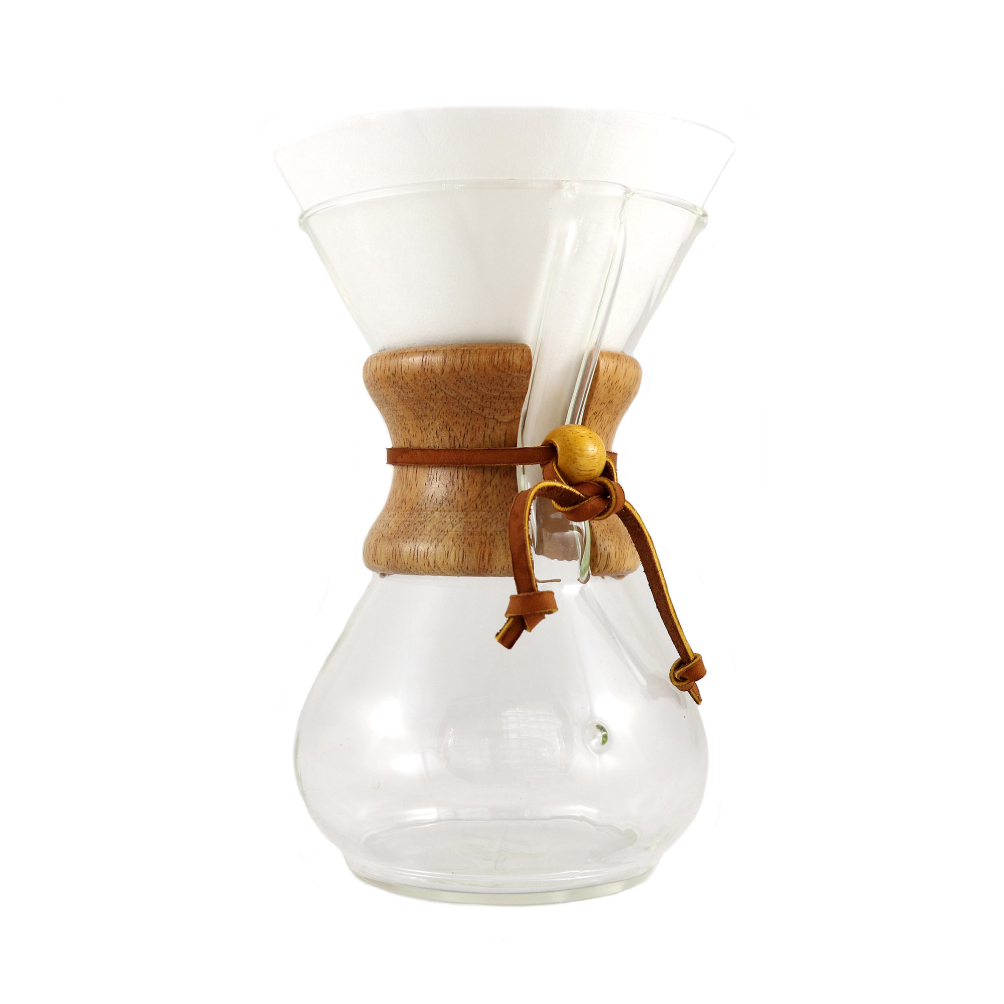 Hario Kaffee Set Kaffekanne aus Glas mit passendem Kaffefilter aus Porzellan und Filterpapier