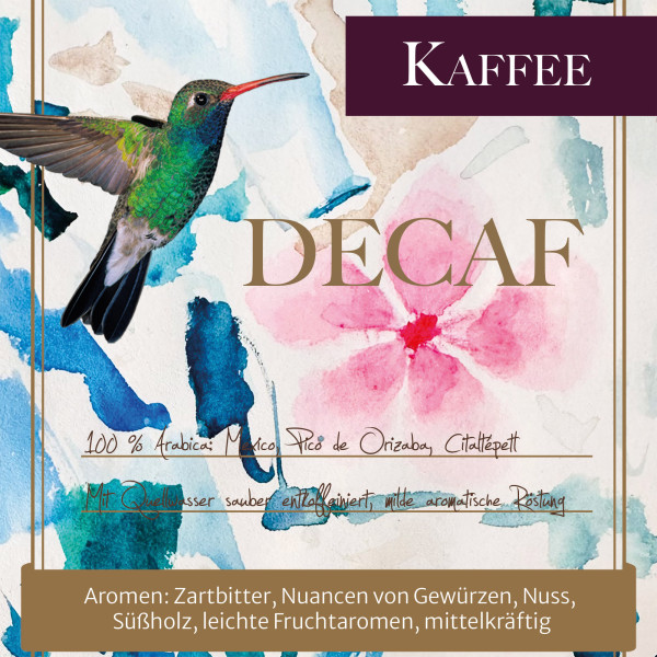 DECAF Kaffee, 350 g (entkoffeiniert)