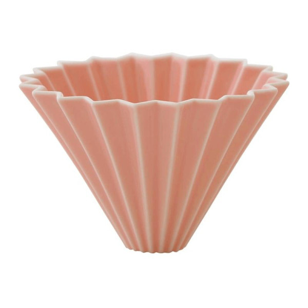 Origami Dripper M matte Pink, 4 Tassen, Porzellan